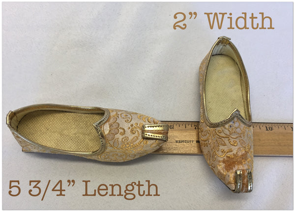 Baby Girls Size 3 GENIE SHOES - GOLDEN Special!