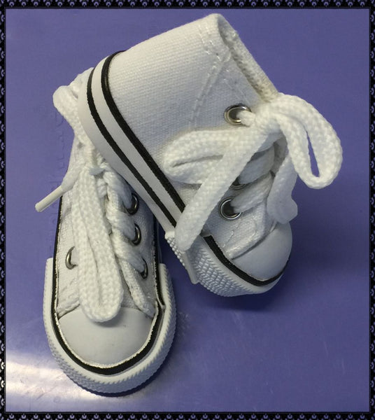 PREEMIE Tiny Baby HIGH TOP SNEAKERS Shoes w/Laces -  *Brand NEW*