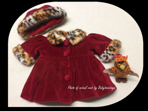 Baby Girls MICRO PREEMIE Two-Piece Coat & Hat  QUALITY *Brand NEW* It is the REAL THING!