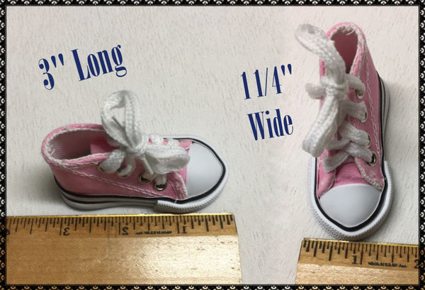 PREEMIE Tiny Baby HIGH TOP SNEAKERS Shoes w/Laces -  *Brand NEW*