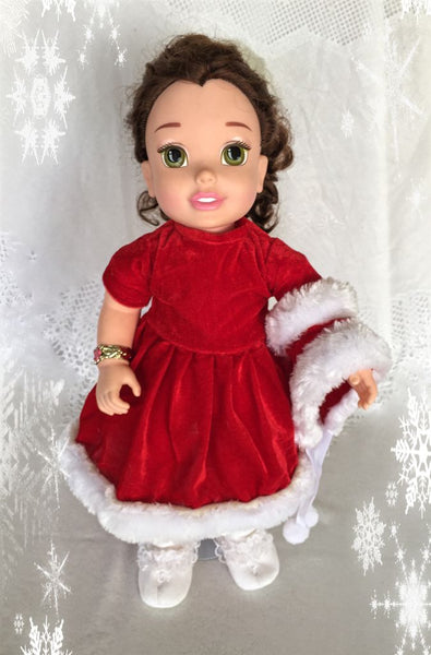 Baby Girls MICRO PREEMIE ~12-14” SANTA 3 Piece Dress Set *Adorable* GRAB ME NOW!!!