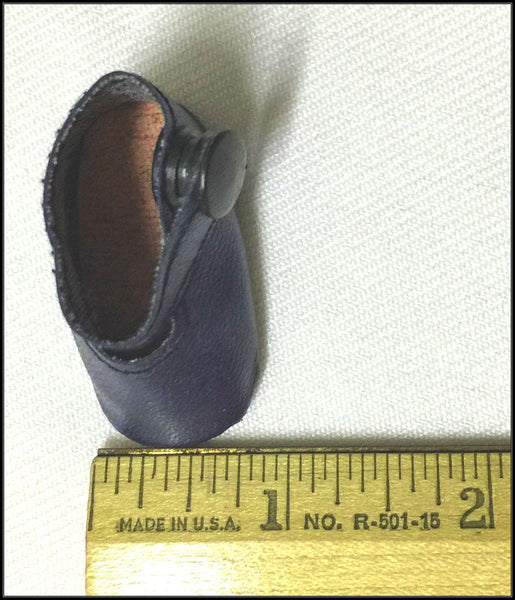 MICRO Preemie Leather NAVY BLUE Sweet SHOES - VINTAGE New