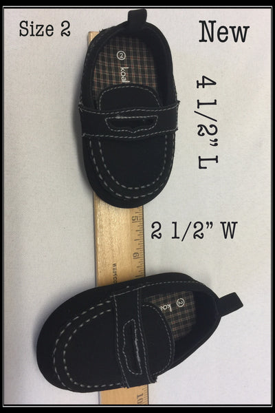 Baby Boys NEW PENNY LOAFERS  Size 2 or 3-6 Months