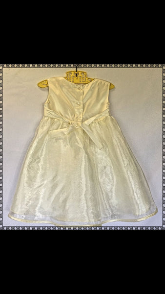 BABY GIRLS SIze 24 Months Vintage Yellow PARTY 🎉 DRESS *Summer Pastel*