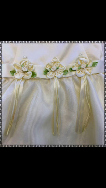 BABY GIRLS SIze 24 Months Vintage Yellow PARTY 🎉 DRESS *Summer Pastel*