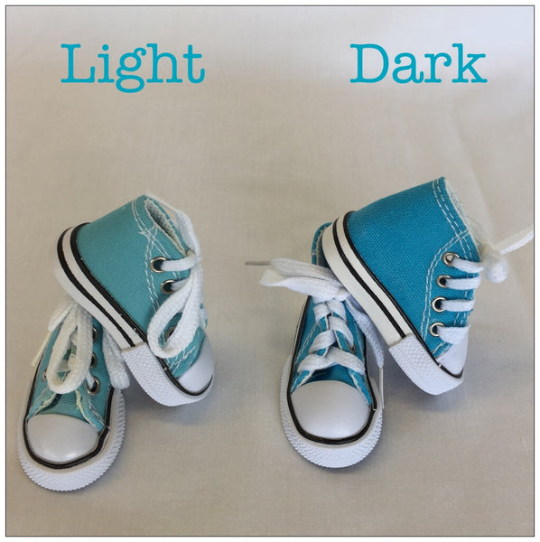 PREEMIE Tiny Baby HIGH TOP SNEAKERS Shoes w/Laces -  *Brand NEW*