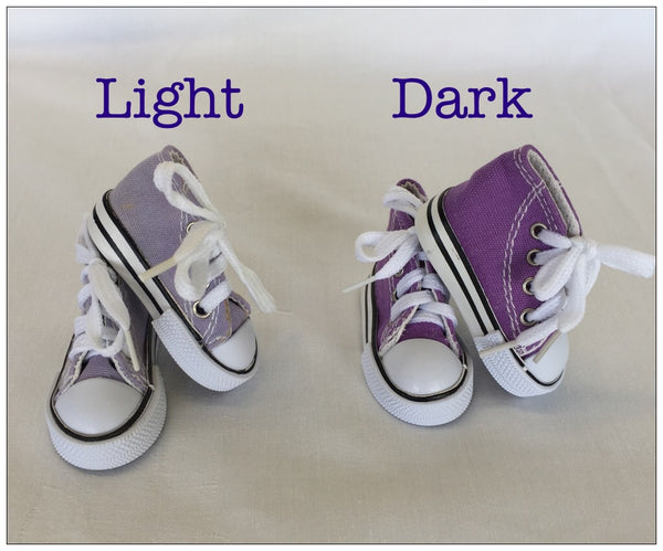 PREEMIE Tiny Baby HIGH TOP SNEAKERS Shoes w/Laces -  *Brand NEW*